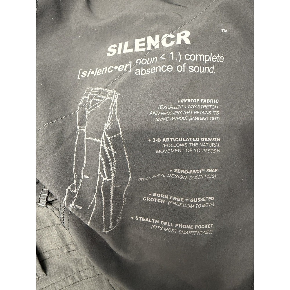 Kuhl Silencr Pants Men's 36x32 Gray Ripstop Hiking Outdoor Stretch Performance - Picture 7 of 10